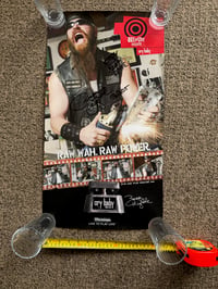 Image 4 of Signed ZAKK WYLDE 12x24 inch Poster Ozzy Guitarist Zakk Wylde Black Label