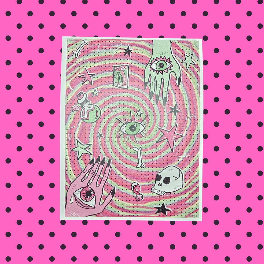 Image of Trippy Witch Print