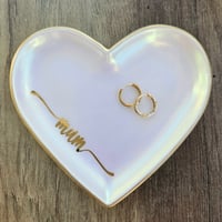 Image 2 of Personalised heart trinket dish
