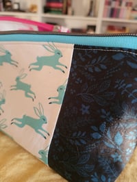 Image 5 of Hare brained structured zipper pouch 