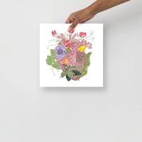 Image 12 of Heart Blooms- Poster Print