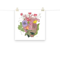 Image 11 of Heart Blooms- Poster Print
