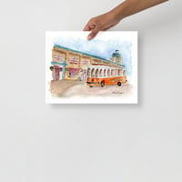 Image 5 of Trolley at the Forks-Poster Print