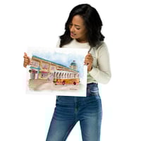 Image 2 of Trolley at the Forks-Poster Print