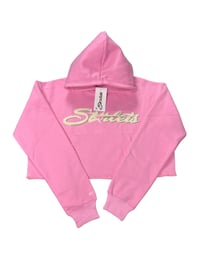 Image 2 of PINK Croptop LOGO CHENILLE SWEATSUIT