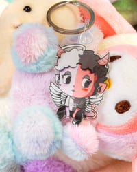 Image 2 of baby angelo mascot keychain