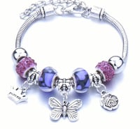 Image 4 of Pandora Rhinestone Charm Bracelet 