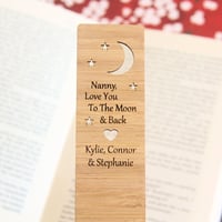 Image 1 of Mother's Day Gift. Bookmark. Love You To The Moon & Back.