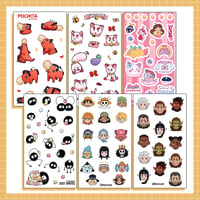 Image 1 of Clear Sticker Sheets