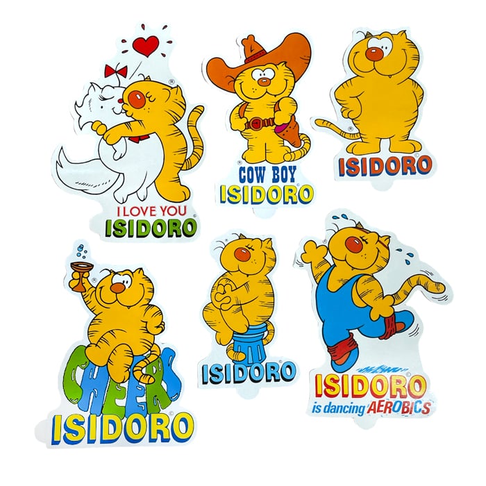 90's Heathcliff (isidoro in Spain) sticker pack