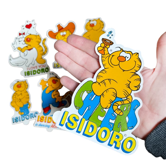 90's Heathcliff (isidoro in Spain) sticker pack