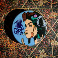 Image 3 of Popular Tank Girl 38mm Badges