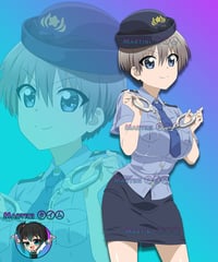 Uzaki Blue Officer Kisscut