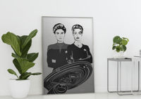 Image 4 of Star Trek Voyager Art On Metal