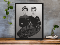 Image 3 of Star Trek Voyager Art On Metal