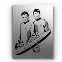 Image 1 of Star Trek Artwork On Metal