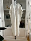 BRODERIE ANGLAISE AND FRINGE KAFTAN