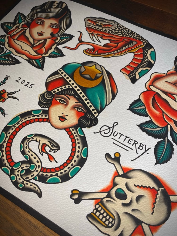 ‘FLASH SHEET’ original painting  Image 2