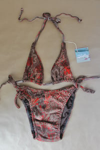 Image 6 of ♲ The Red Paisley Bikini Set - XS/S