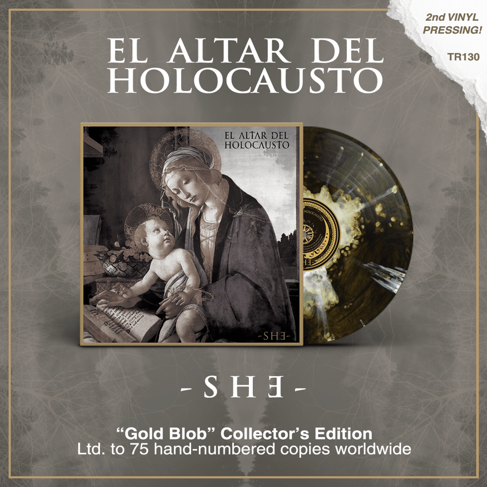 EL ALTAR DEL HOLOCAUSTO – She | VINYL LP ("gold blob" collector's ltd. 75)