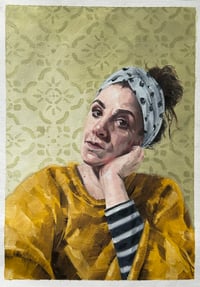 Image 2 of Self portrait in Mustard Jumper