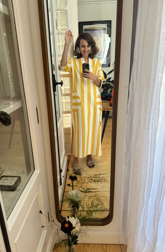 THE PARKER IN YELLOW STRIPES