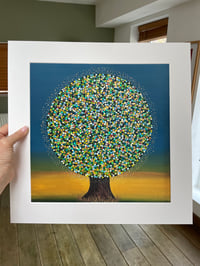 Image 2 of 'SUNSET TREE' LIMITED EDITION SQUARE PRINT