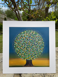 Image 4 of 'SUNSET TREE' LIMITED EDITION SQUARE PRINT