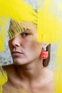 Image 1 of Sugar Double Neon & Ice Earrings 