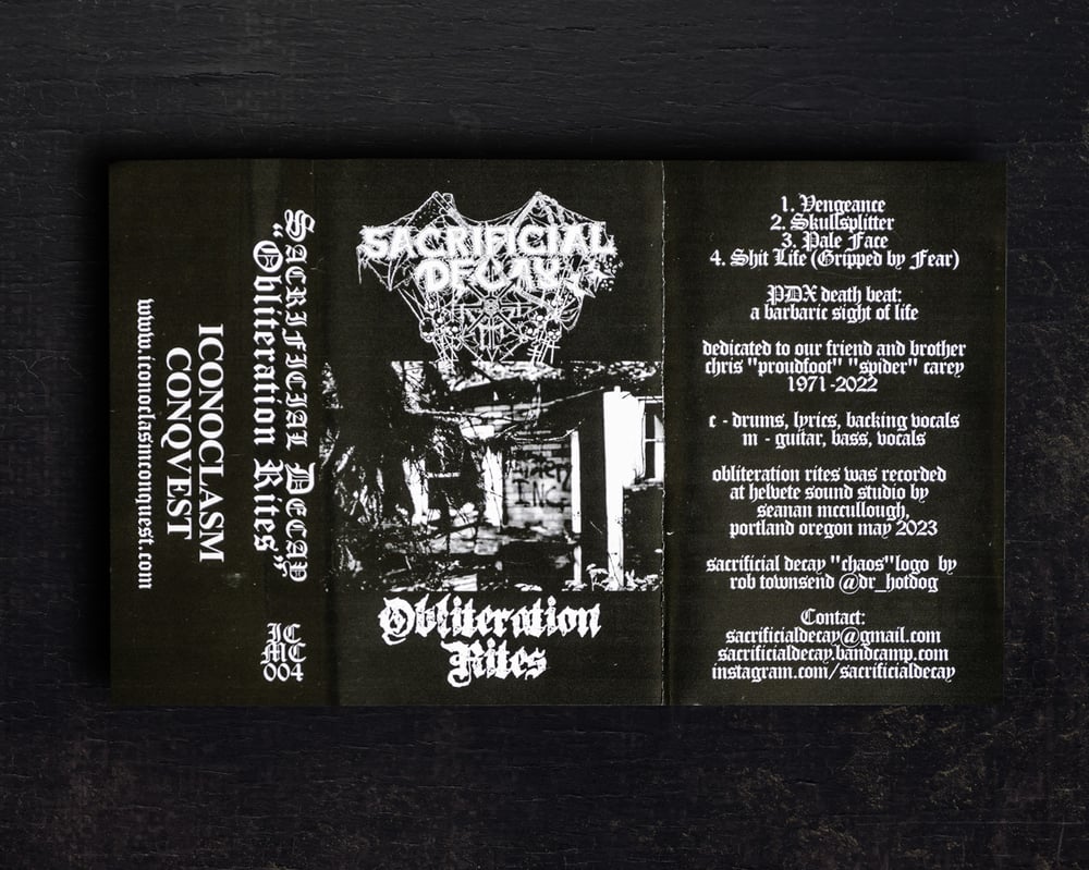 Obliteration Rites – "Sacrificial Decay" EP