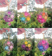 Image 3 of Pronouns Seelie keychains ✦ Genshin Impact