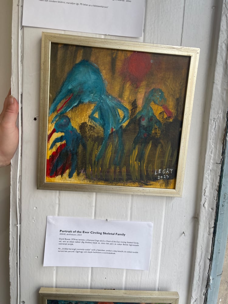 Image of Legát Tibor: Portrait of the Ever Circling Skeletal Family