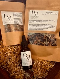 Strength Divine Body Oil, Tea & Incense Bundle