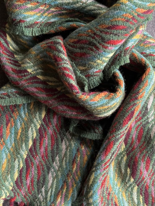 Image of Passionfruit & Fern Narrow Scarf