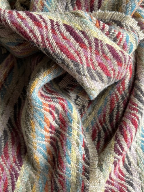 Image of Passionfruit & Catkin Narrow Scarf