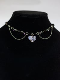 Image 2 of Splat Heart Rave Fairy Necklace