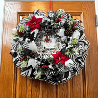 Image 1 of Ice Skates Winter Wreath