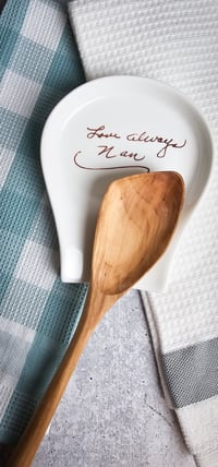 Image 2 of Spoon Rest with Handwriting