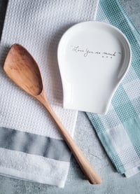Image 1 of Spoon Rest with Handwriting