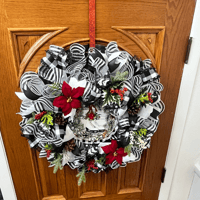 Image 5 of Ice Skates Winter Wreath