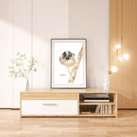 Image 3 of Rufous Bush Tit- poster print