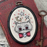 Celestial Vampire Kitty Embroidery