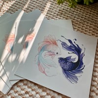 Image 2 of Fish Yin Yang PRINT