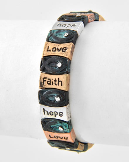 Image of BRACELET (FAITH, HOPE AND LOVE)