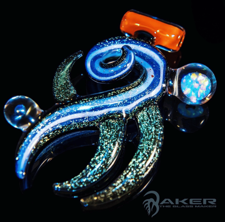 Image of Dichroic/ lava bale /opal/ pendent 