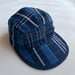 Image of Indigo Check Outdoor cap 003