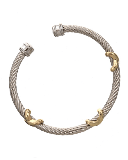 Image of Filigree Metal Cuff Bracelet