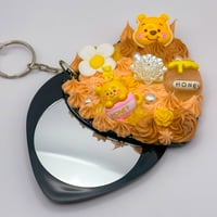 Image 7 of Pocket Mirror Pooh Bear Keychains