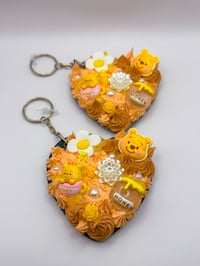 Image 3 of Pocket Mirror Pooh Bear Keychains