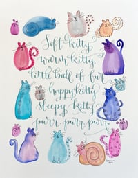 Image 3 of Warm kitty, soft kitty (3) -Original Artwork